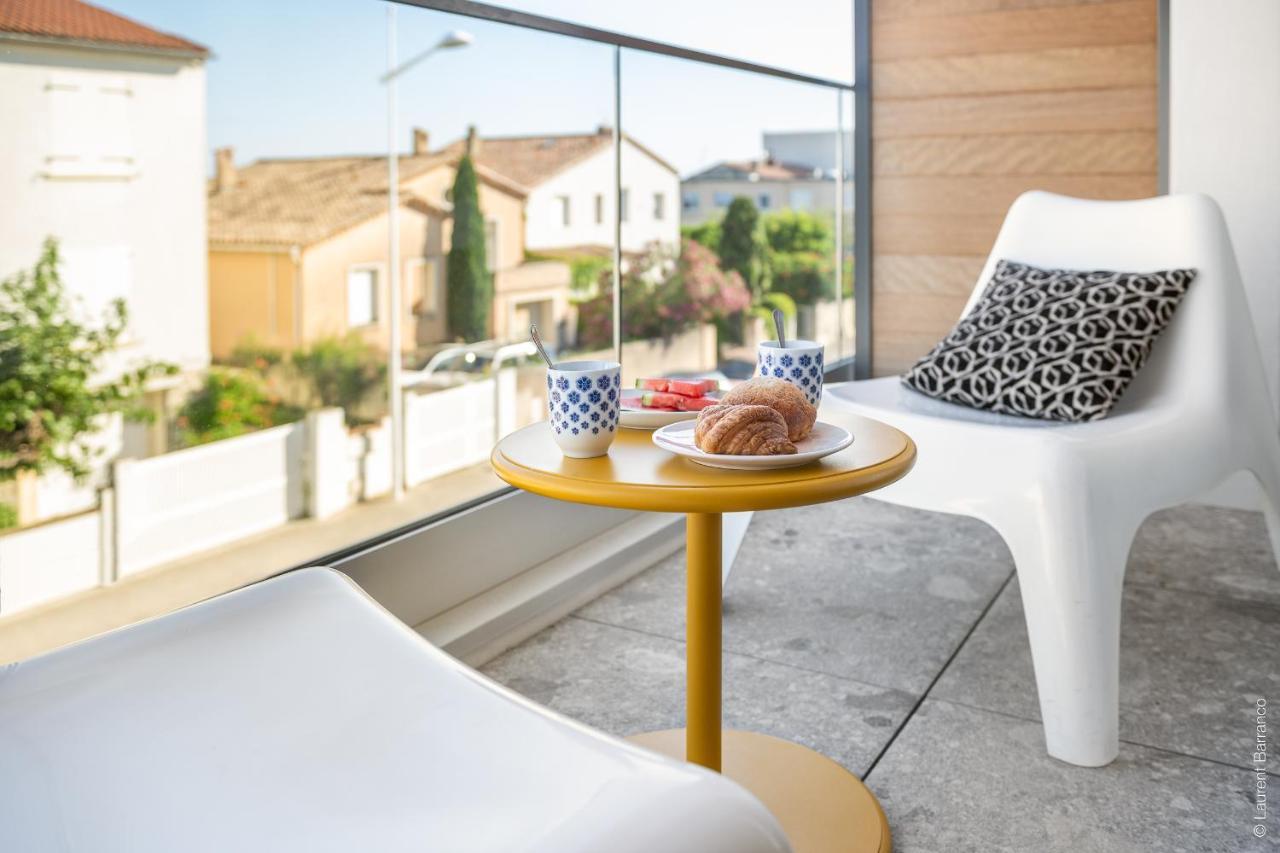 South-Of-France T2 Neuf Haut De Gamme, Climatise, Parking Gratuit, 2Eme Ligne Balcon 3 Carnon-Plage Exterior foto